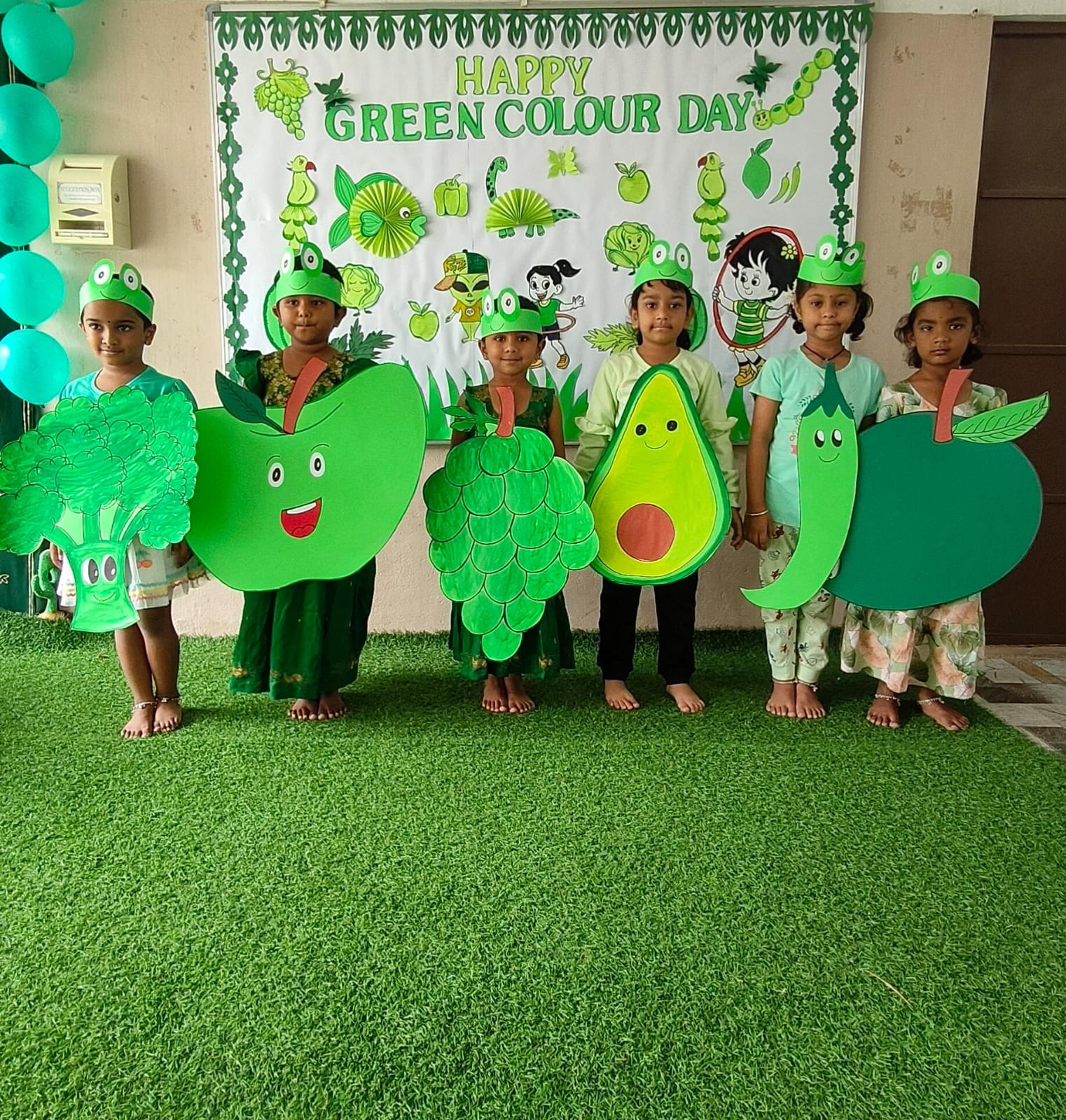 Green Color Day 2025 - Rkids Play School