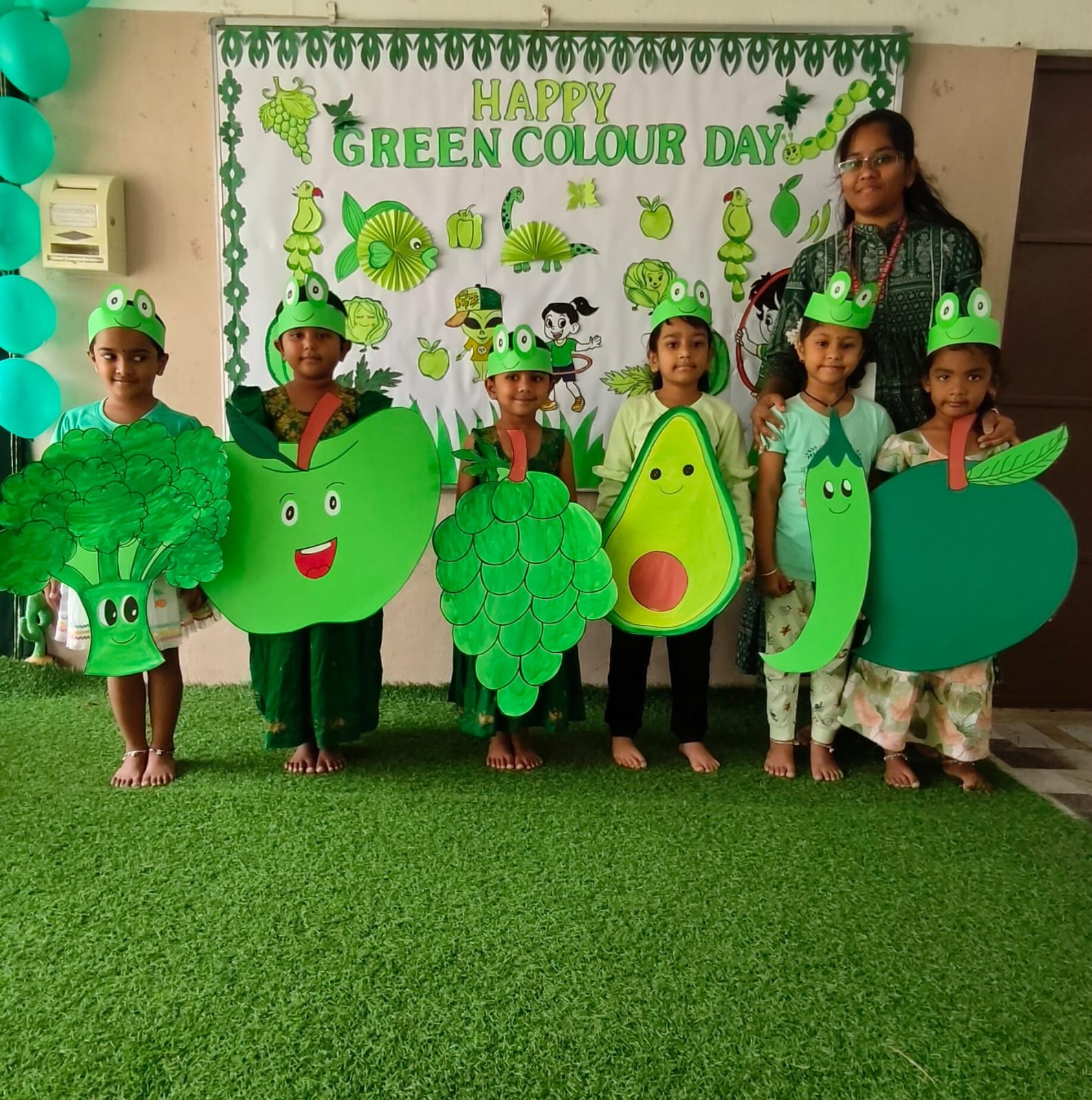 Green Color Day 2025 - Rkids Play School