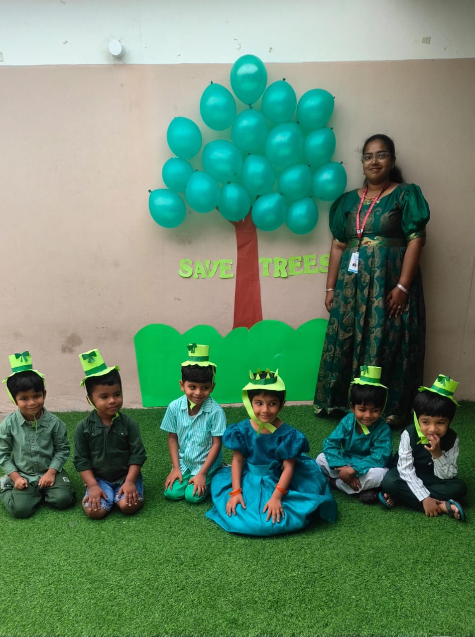Green Color Day 2025 - Rkids Play School