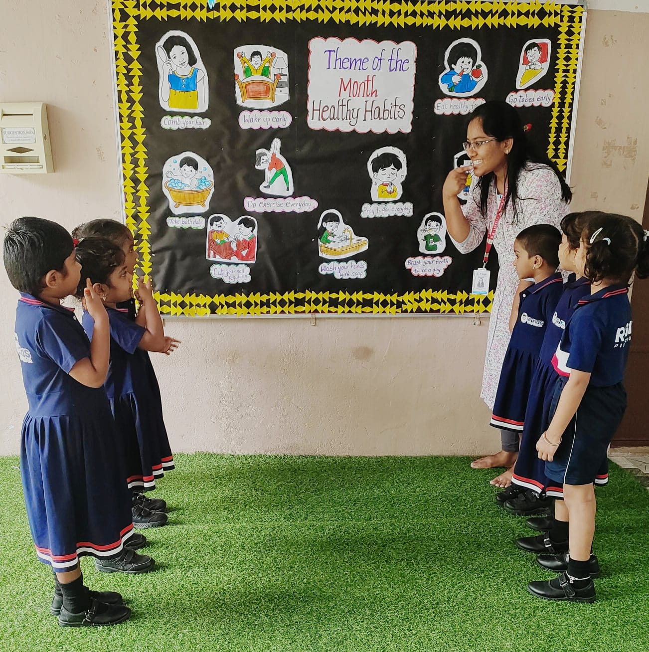 Healthy Habits - Theme of the Month - Rkids Play School